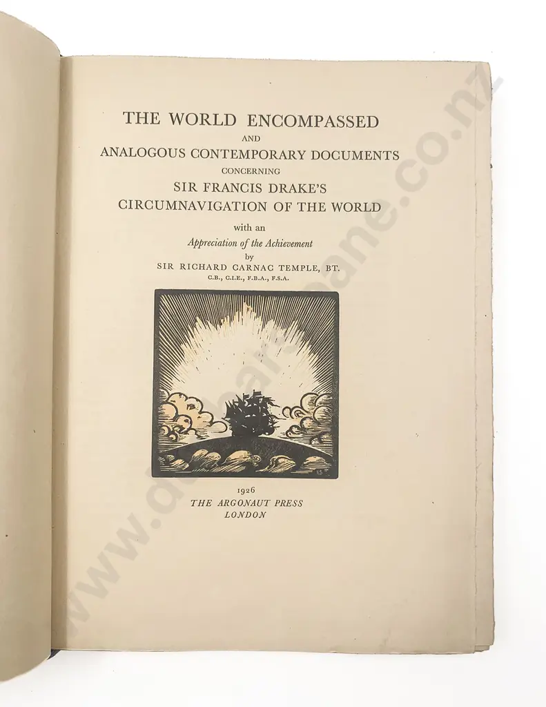 Temple Sir richard Carnac - The World Encompassed Image 1++