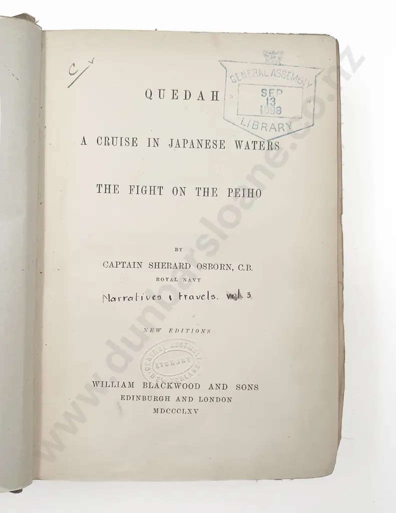Osborn Captain Sherard - (Royal Navy) Quedah A Cruise In Japanese Waters Image 1++