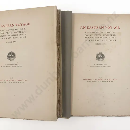 Hochberg, Count Fritz, An Eastern Voyage (2 Volumes)