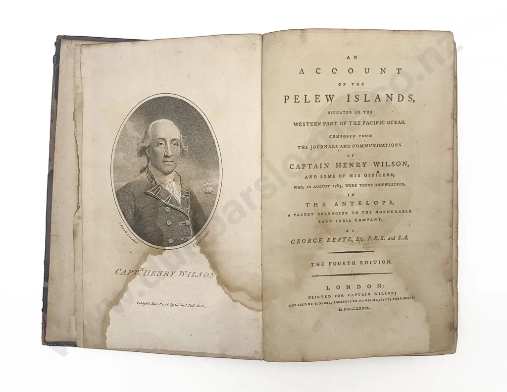 Keate, George, An Account of the Pelew Islands Image 1++