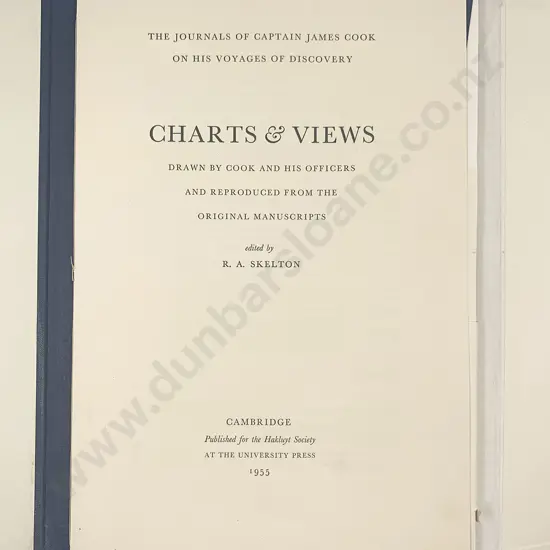 Skelton R A (Editor) Charts & Views Drawn By Cook & His Officers