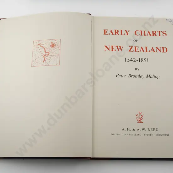 Maling Peter Bromley - Early Charts Of New Zealand 1542-1851