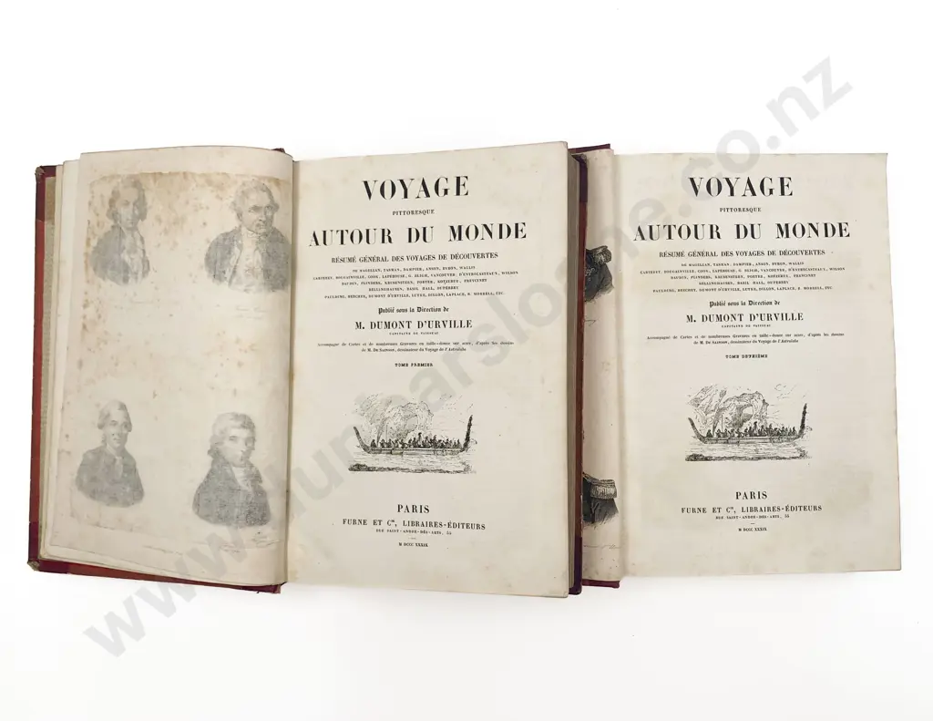 D'Urville Dumont - Voyage Pittoresque Autour Du Monde (2 Volumes) Image 1++
