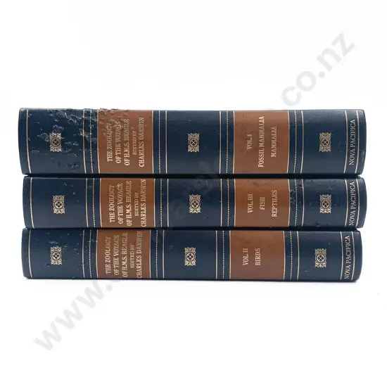 Darwin, Charles, The Zoology of the Voyage of H.M.S. Beagle (3 Volumes)