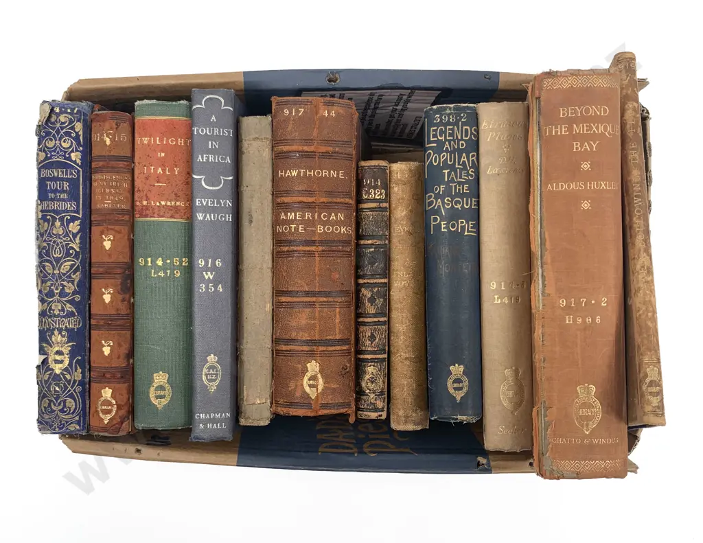 Carton Of C19th & 20th Travel Volumes Image 1++