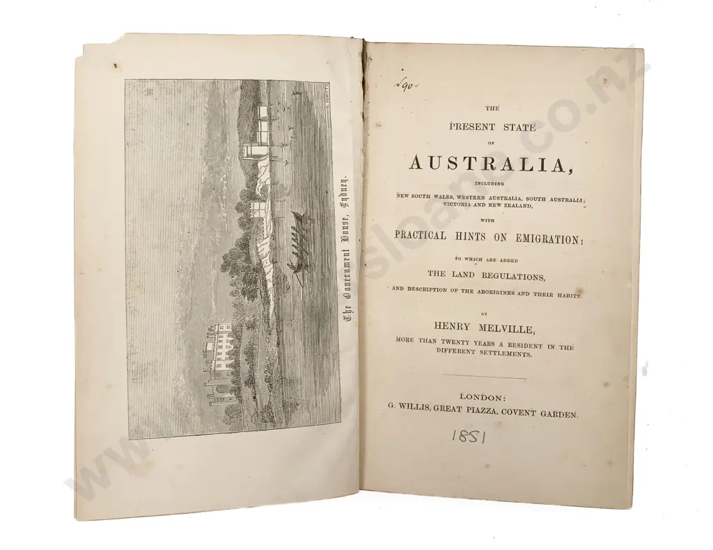 Melville Henry - The Present State Of Australia Image 1++