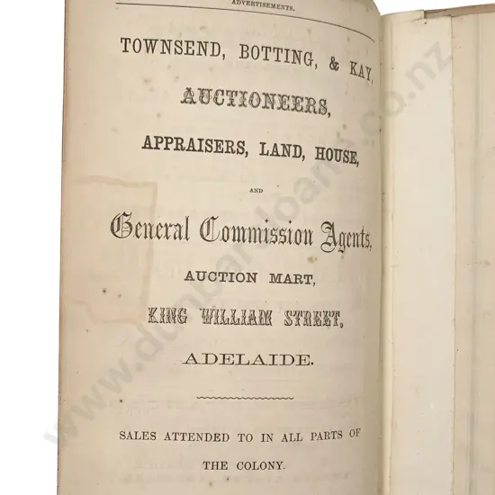 Whitworth Robert P - Bailliere's South Australian Gazetter and Road Guide