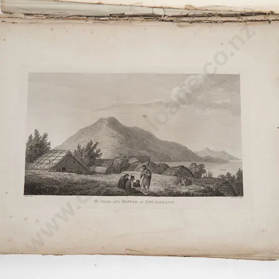 Dr T M Hocken (1836-1910) Personal Copy Of Cooks Third Voyage Folio Of Engravings