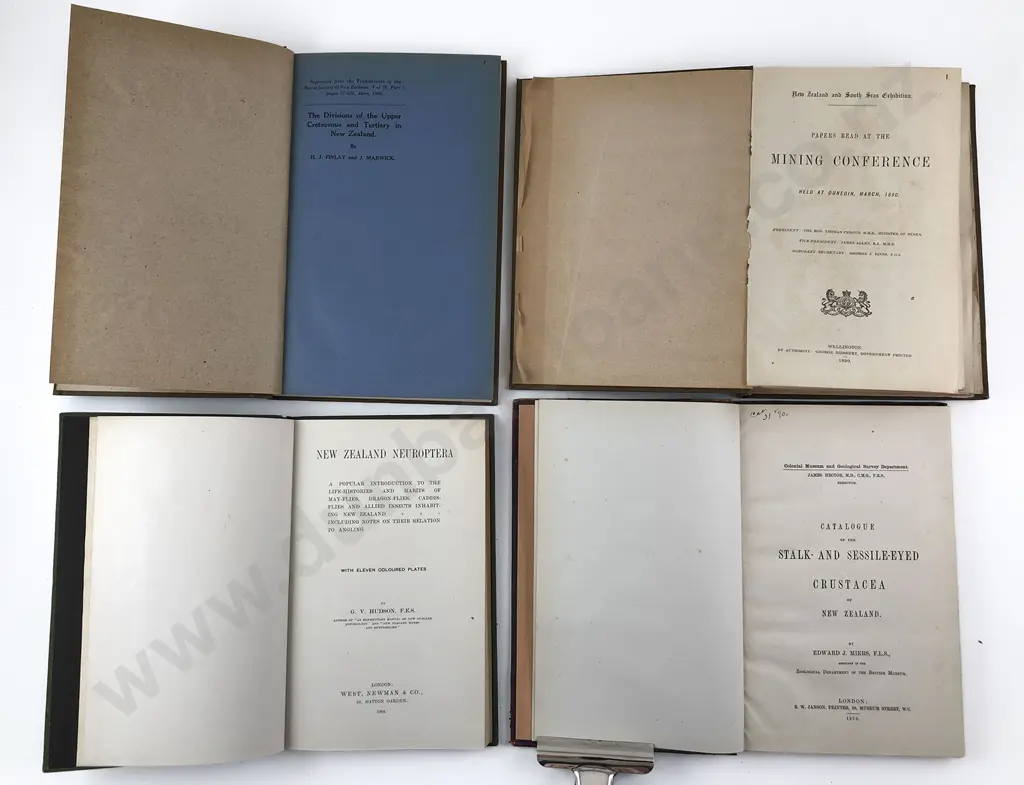 4 NZ Natural History Volumes including Bound Pamphlets Image 1++