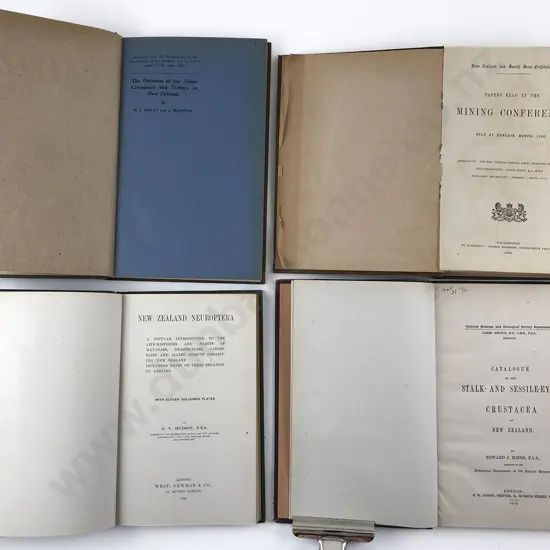 4 NZ Natural History Volumes including Bound Pamphlets