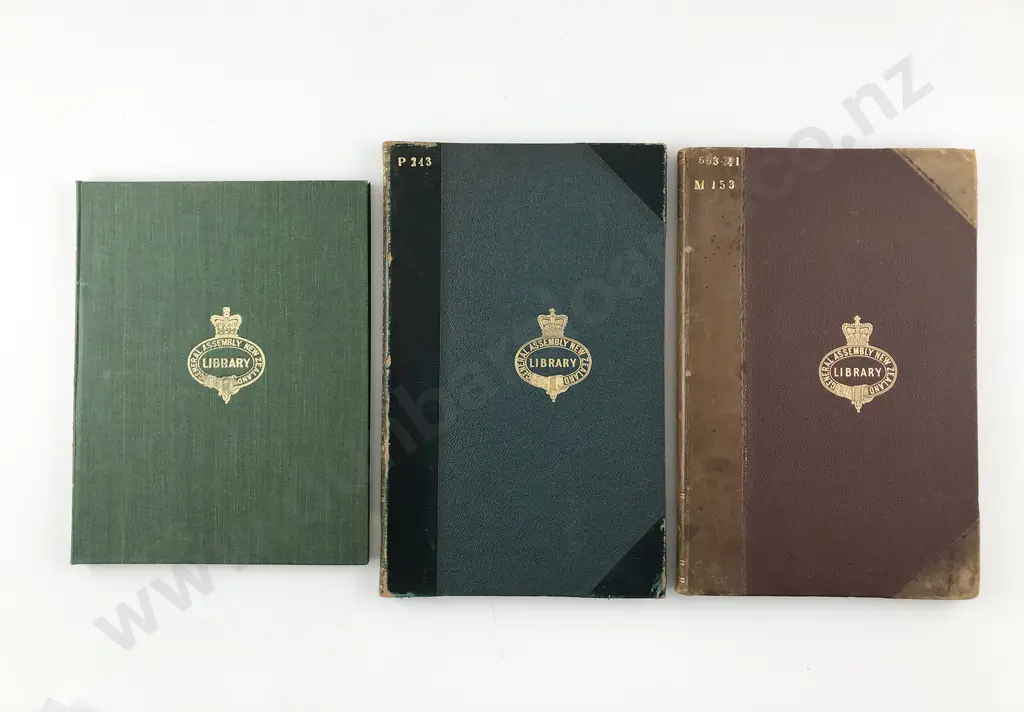 3 NZ Natural History Volumes Including Bound Pamphlets Image 1++