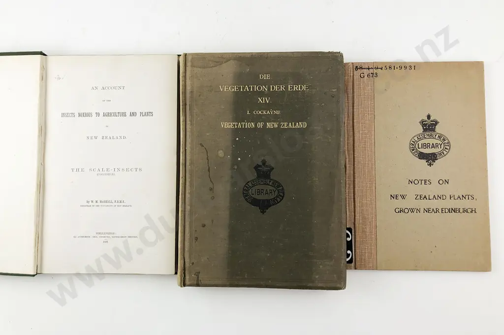 3 New Zealand Natural History Volumes Image 1++