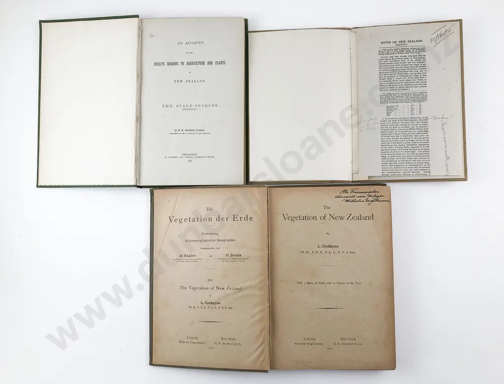 3 New Zealand Natural History Volumes Image 1++