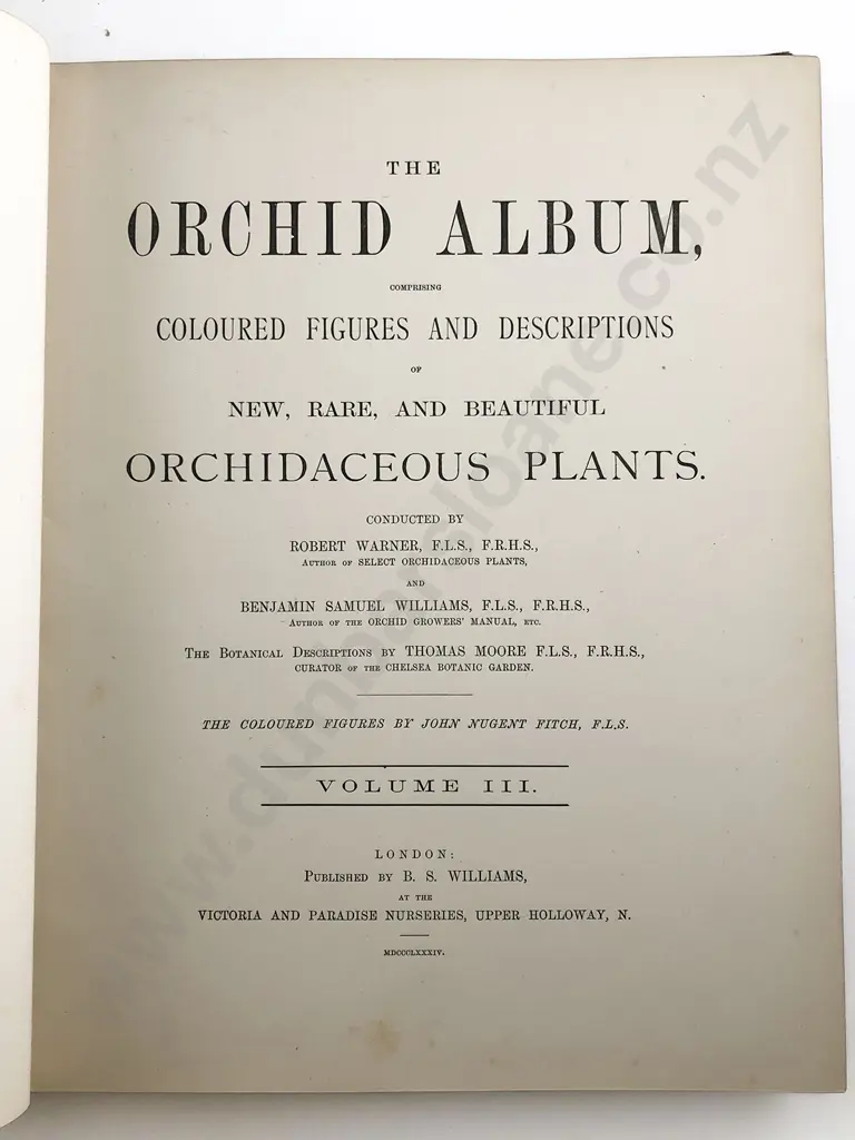 Warner Williams & Moore - The Orchid Album (9 Volumes) Image 1++