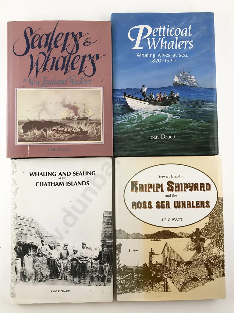 4 NZ Whaling Volumes Image 1++