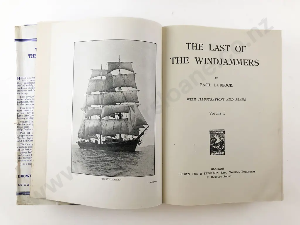 Lubbock Basil - The Last Of The Windjammers (2 Vols) Image 1++