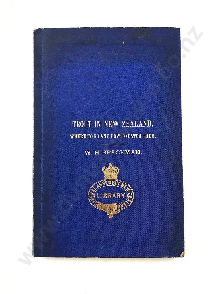 Spackman W H - Trout In New Zealand Image 1++
