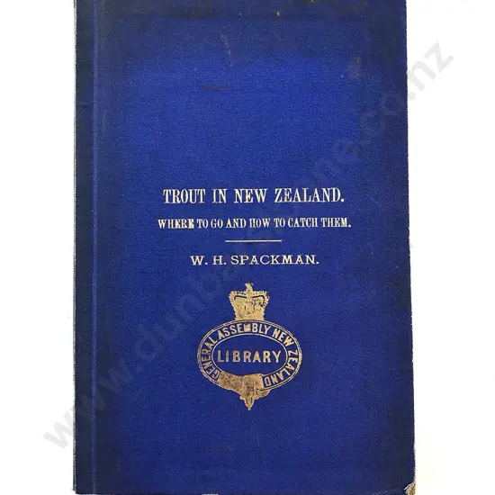 Spackman W H - Trout In New Zealand