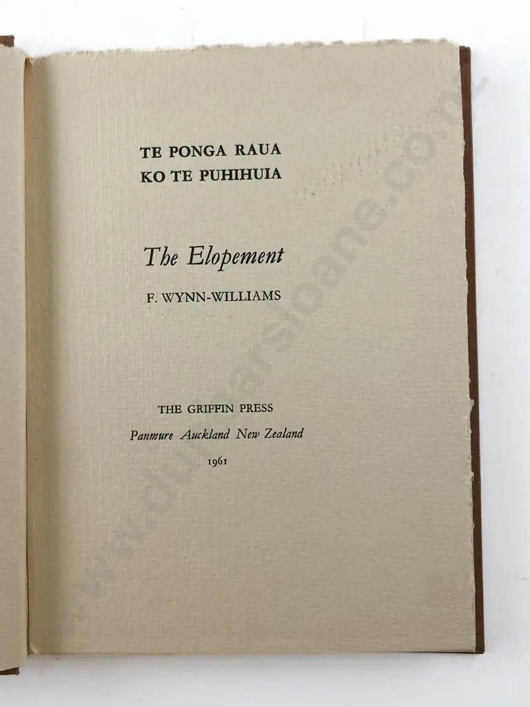 Wynn-Williams F - The Elopement Image 1++