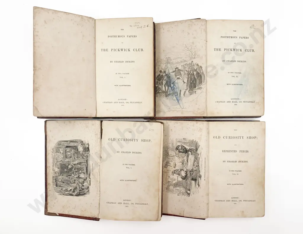 Dickens Charles - The Posthumous Papers of The Pickwick Club (2 Volumes) Image 1++