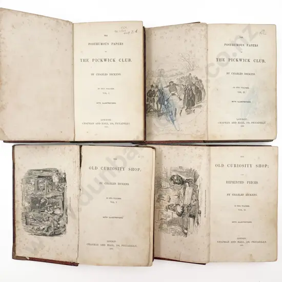 Dickens Charles - The Posthumous Papers of The Pickwick Club (2 Volumes)