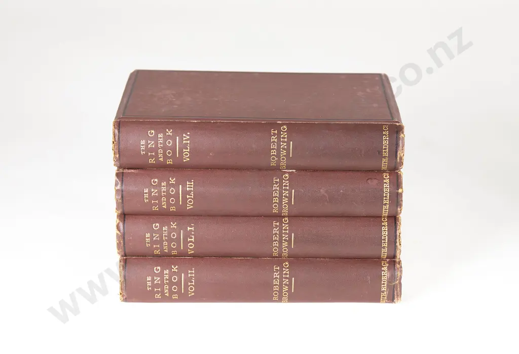 Browning Robert - The Ring nd The Book (4 Volumes) Image 1++