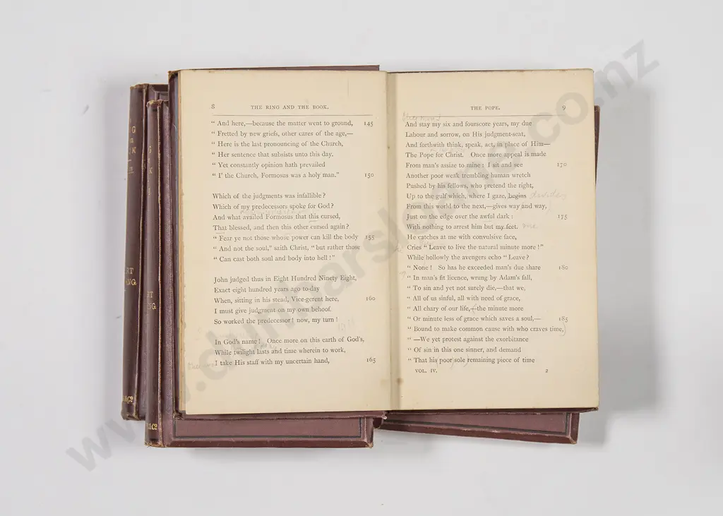 Browning Robert - The Ring nd The Book (4 Volumes) Image 1++