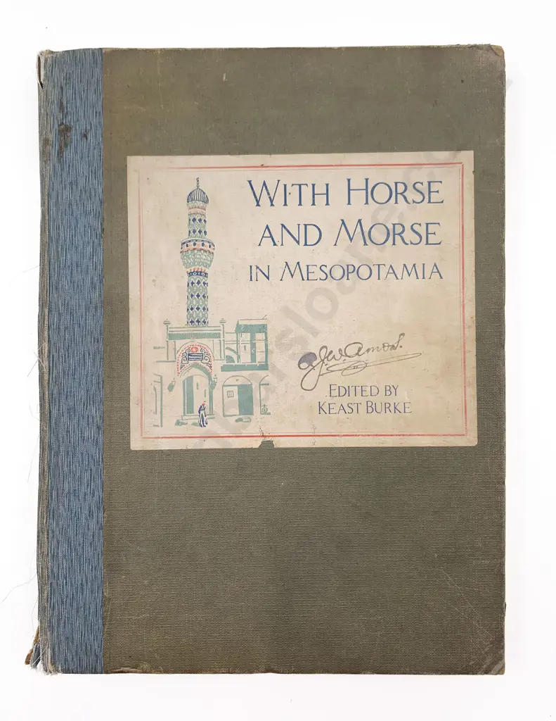 Burke Keast (Editor) With Horse And Morse In Mesopotamia Image 1++