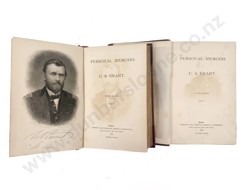Grant Ulysses S - Personal Memoirs of U. S. Grant (2 Volumes) Image 1++