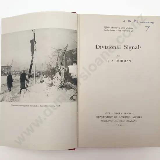 Borman C A - Divisional Signals