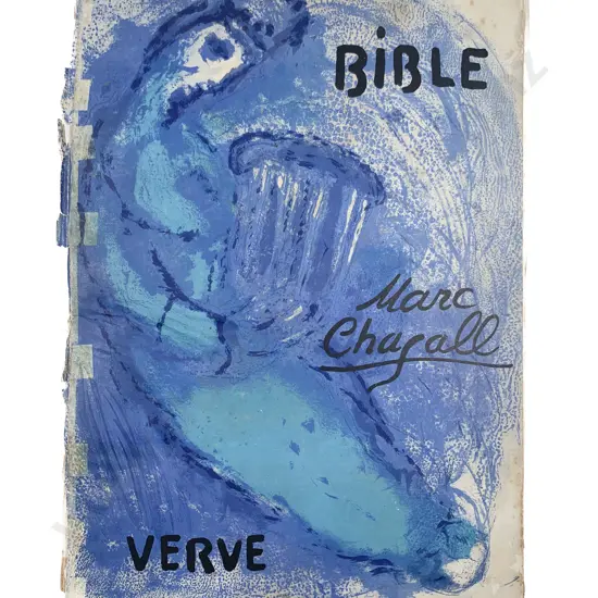 Bible Verve Revue Artistique Et Litteraire 1956 & A Marc Chagall Letter