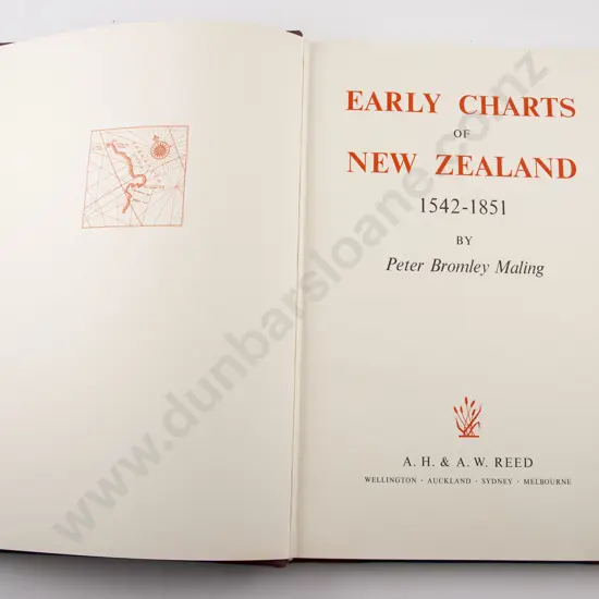 Maling Peter Bromley - Early Charts of New Zealand 1542-1851