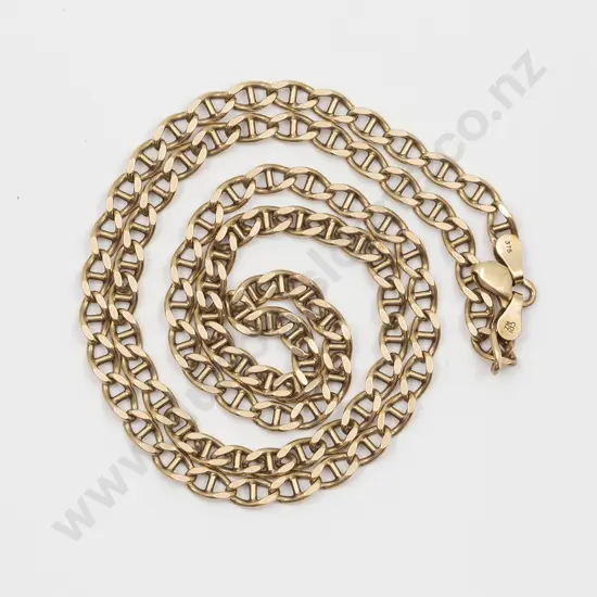 9ct Modern Curb Link Neck Chain