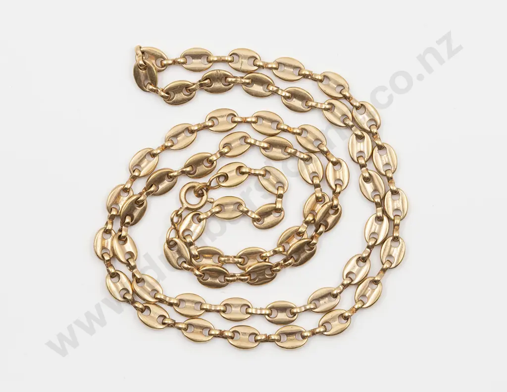Gold Plate Fancy Neck Chain Image 1++