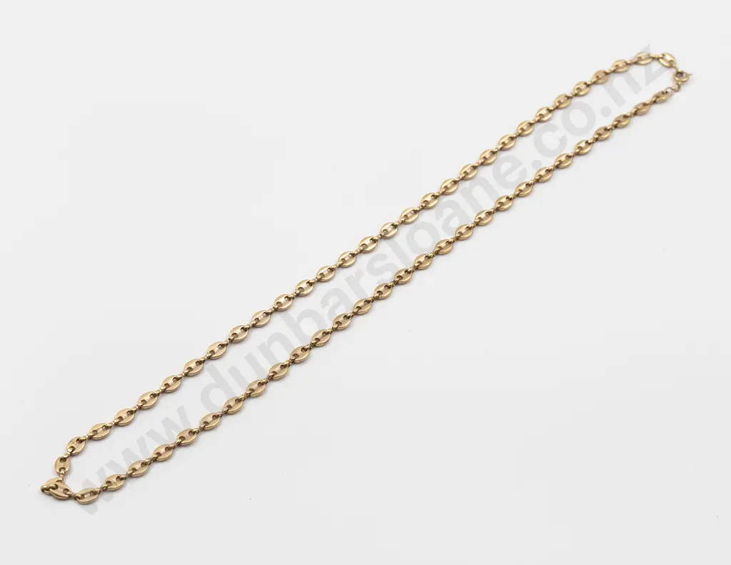 Gold Plate Fancy Neck Chain Image 1++