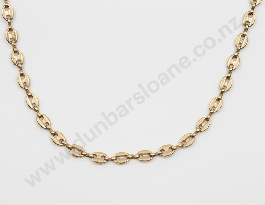Gold Plate Fancy Neck Chain Image 1++