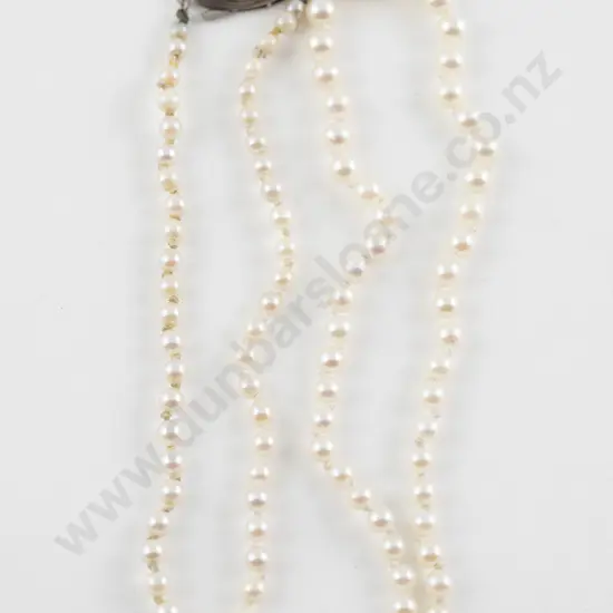 Single Strand Graduated Cultured Pearl Necklace
