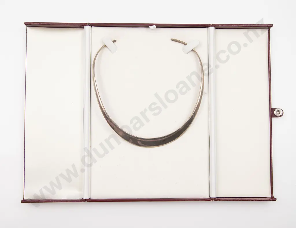 .925 Mexican Silver Collar Image 1++