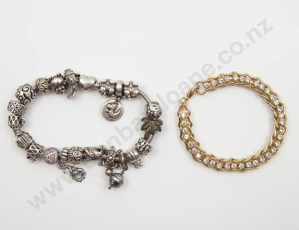 Pandora .925 Silver Charm Bracelet Image 1++