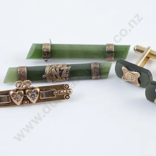 NZ 9ct and Greenstone Jewellery