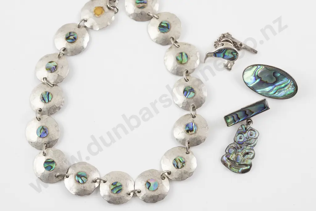 NZ Silver and Paua Jewellery Image 1++