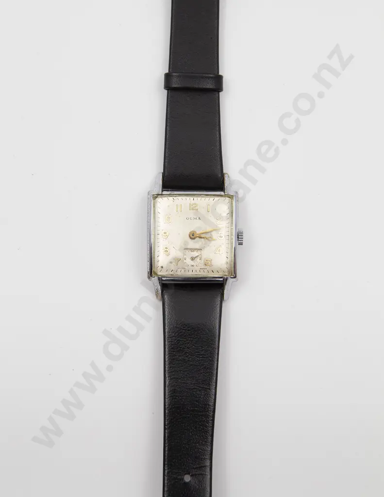 C1929 Olma Swiss Made Stainless Steel Manual Wind Gents Wrist Watch Image 1++
