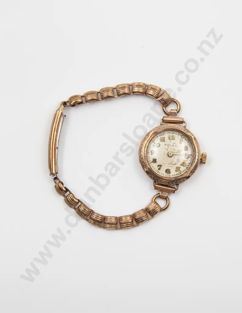 Vintage 9ct Cased Rolex Manual Wind Ladies Wrist Watch Image 1++