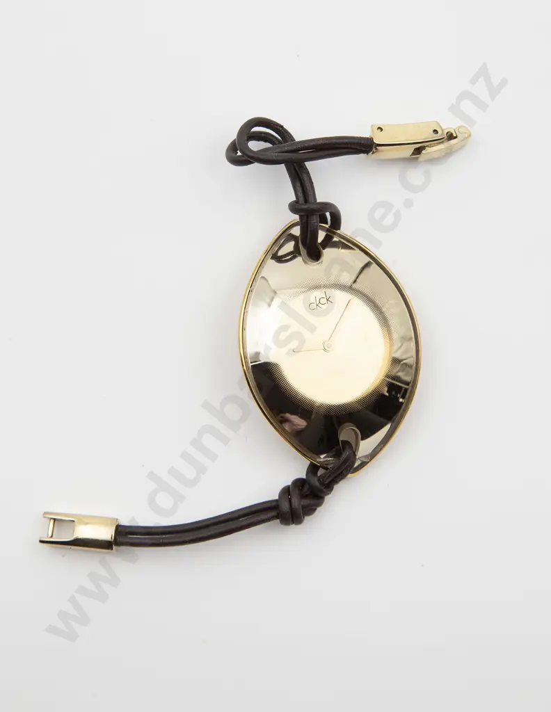 Calvin Klein Ladies Suspension Gold Mirror K33234 Watch Image 1++