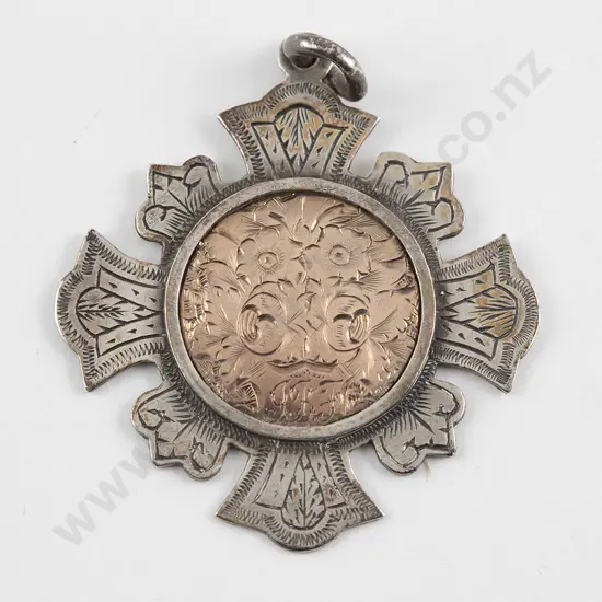 Possible NZ Colonial Silver & Gold Medallion
