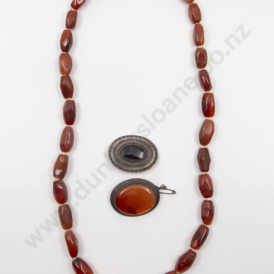 Carnelian Bead Necklace