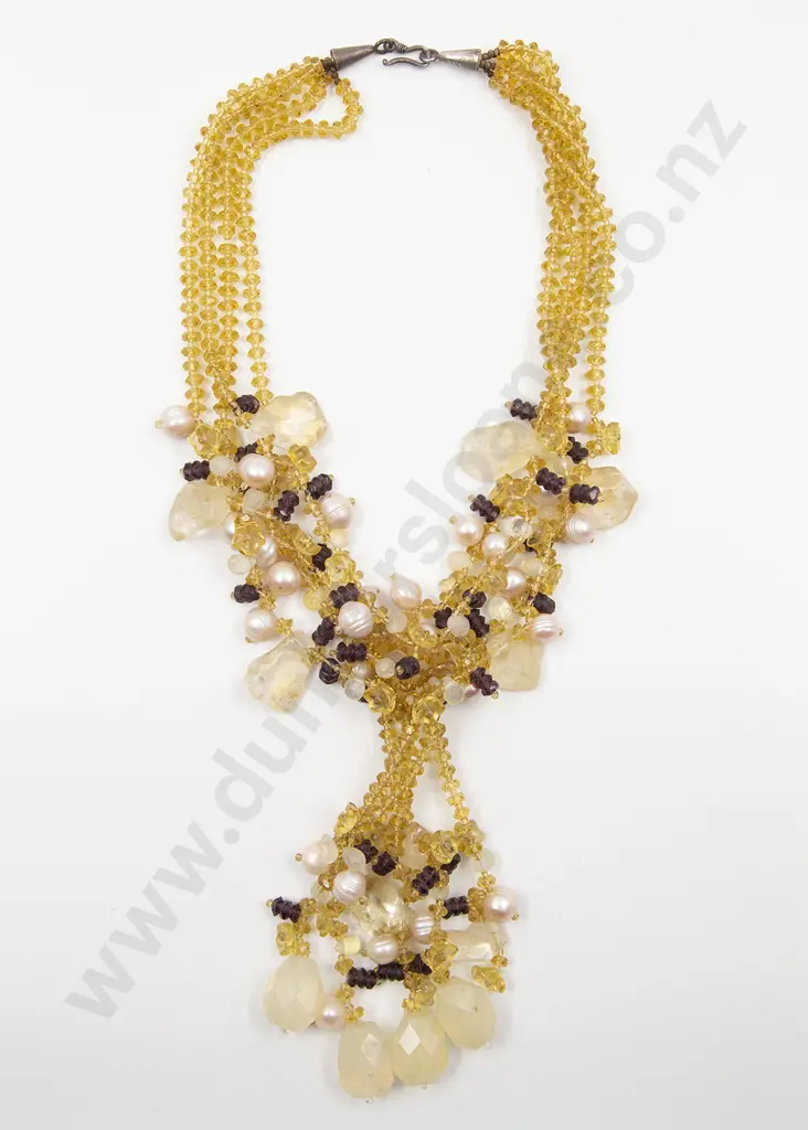 Four Strand Mixed Citrine Image 1++