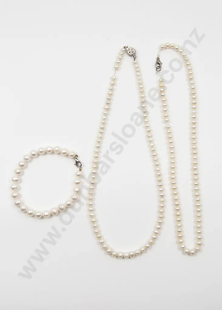 Two Freshwater Pearl Necklaces Image 1++