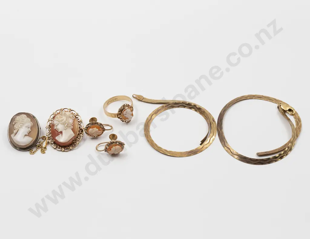 9ct Cameo Brooch Image 1++