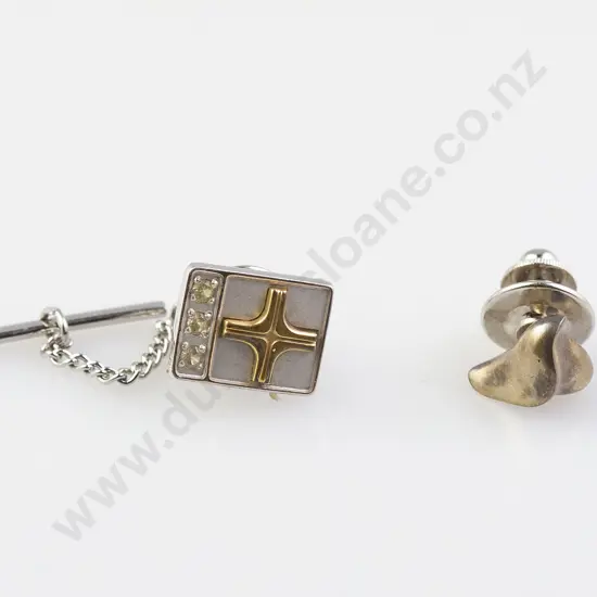 S/S Modern Design Tie Tack
